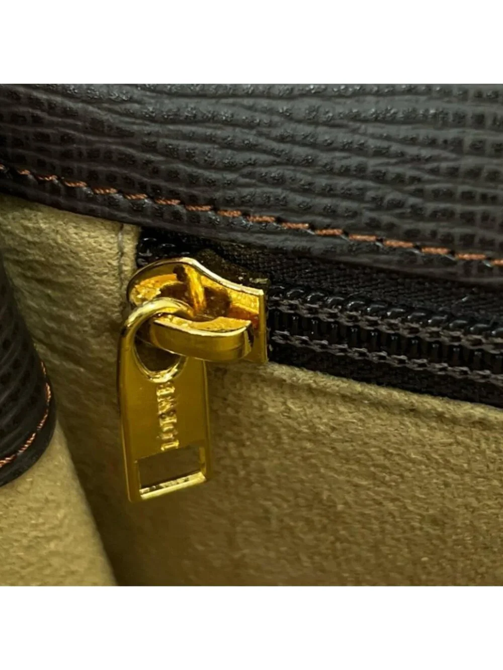 Loewe Clutch Brown Anagram